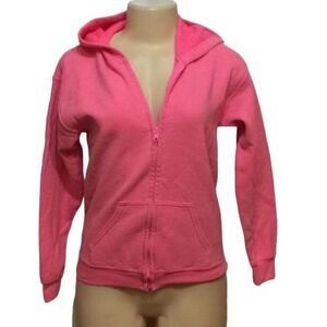 GILDAN Pink Large 14-16 Girls Jacket
